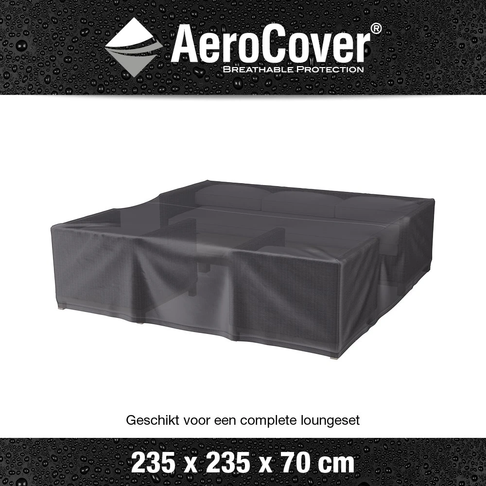 AeroCover Loungesethoes 235 X 235 X 70 Cm - Afbeelding 3