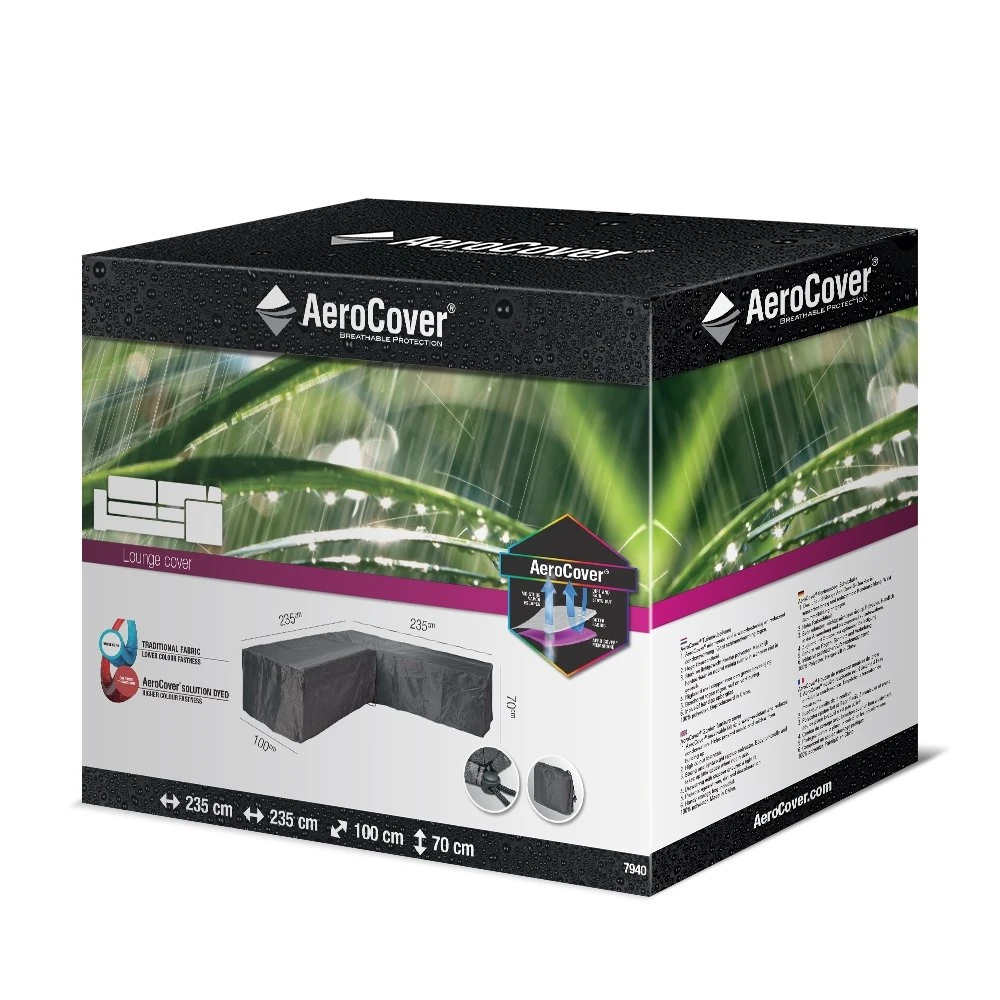AeroCover Loungesethoes Hoekset 235 X 235 X 70 Cm - Afbeelding 2