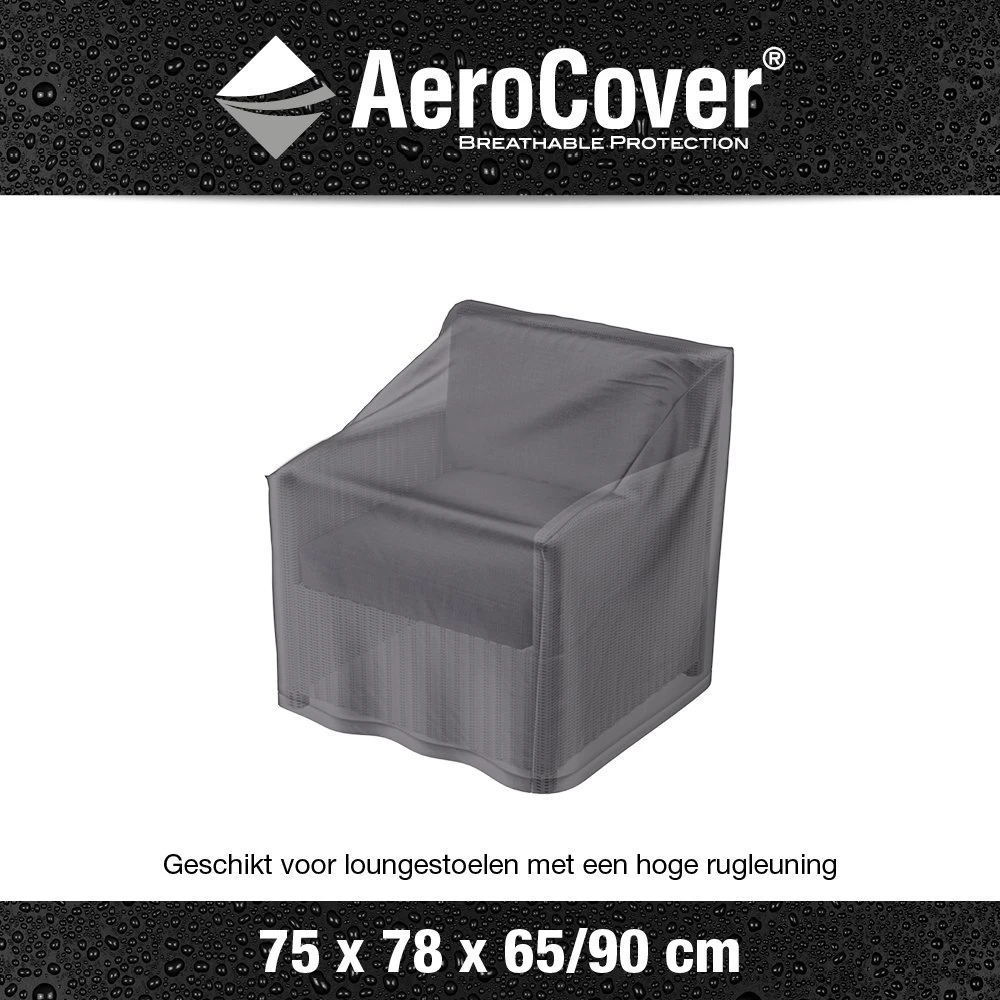 AeroCover Loungestoelhoes (hoge Rug) 75 X 78 X 65/90 Cm - Afbeelding 3
