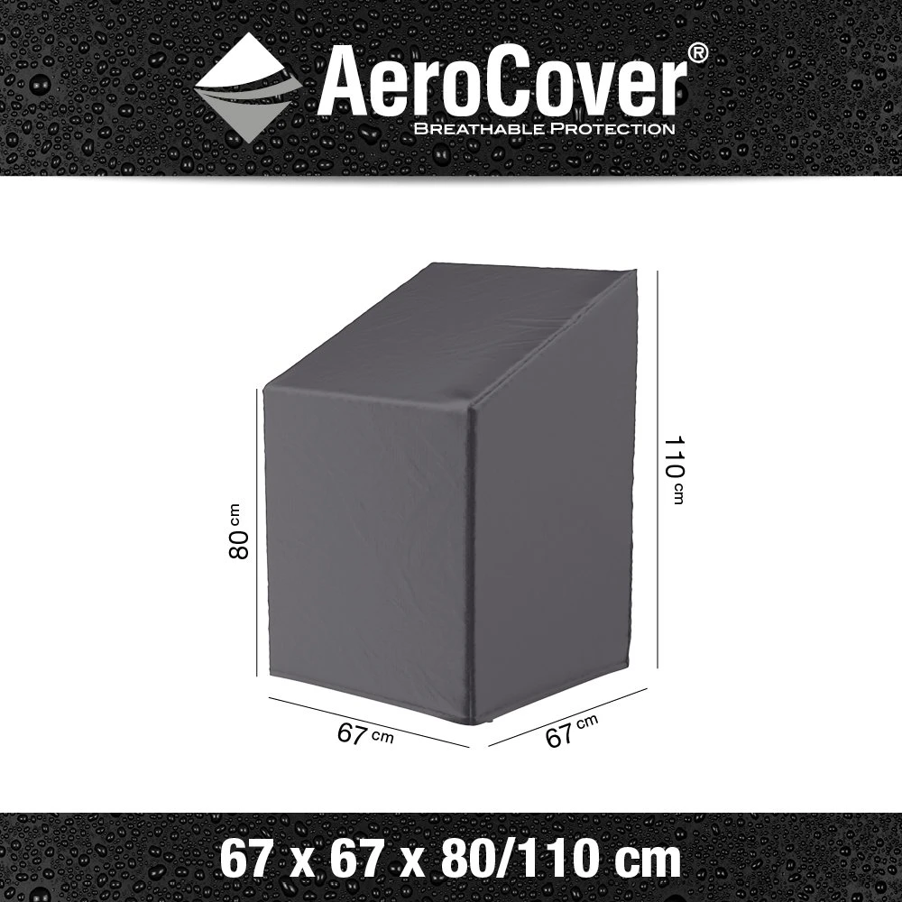 AeroCover Stapelstoelhoes/Gasveerstoelhoes 67 X 67 X 80/110 Cm - Afbeelding 4