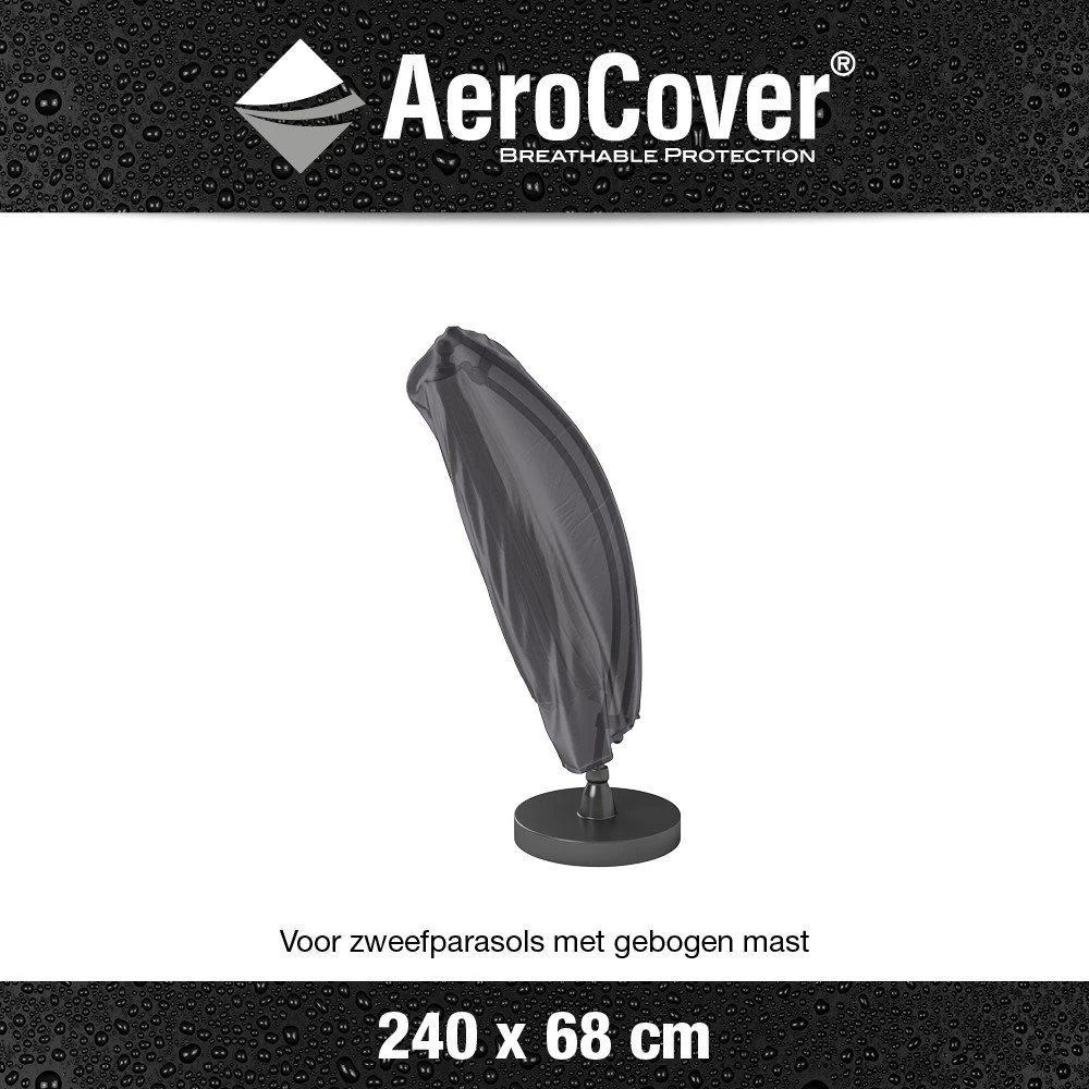 AeroCover Zweefparasolhoes H 240 X 68 Cm - Afbeelding 3