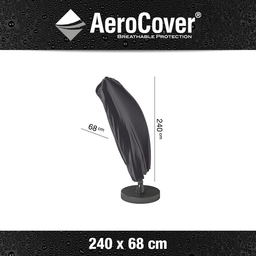AeroCover Zweefparasolhoes H 240 X 68 Cm - Afbeelding 4