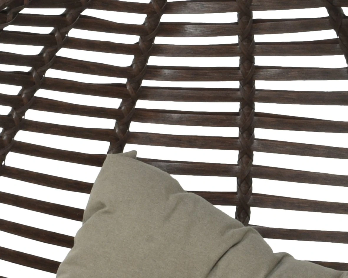 Amadora Hang-ei Wicker Bruin - 121 X 105 X 196 Cm - Afbeelding 2