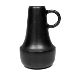 Bloemenvaas Matt Black - H 30 X D 20 Cm