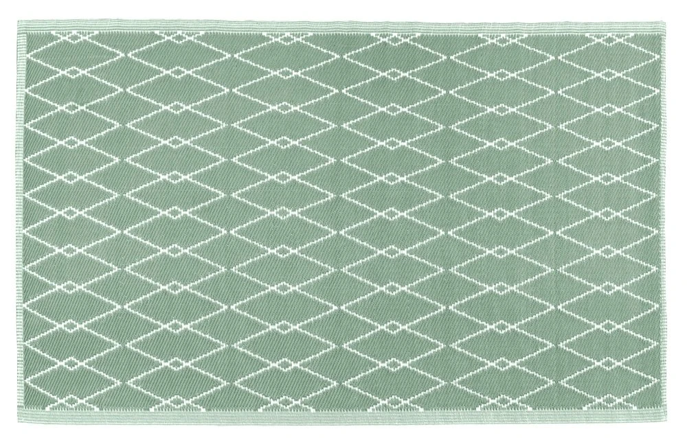 Buitenkleed MESH Green / White - 180 X 120 Cm