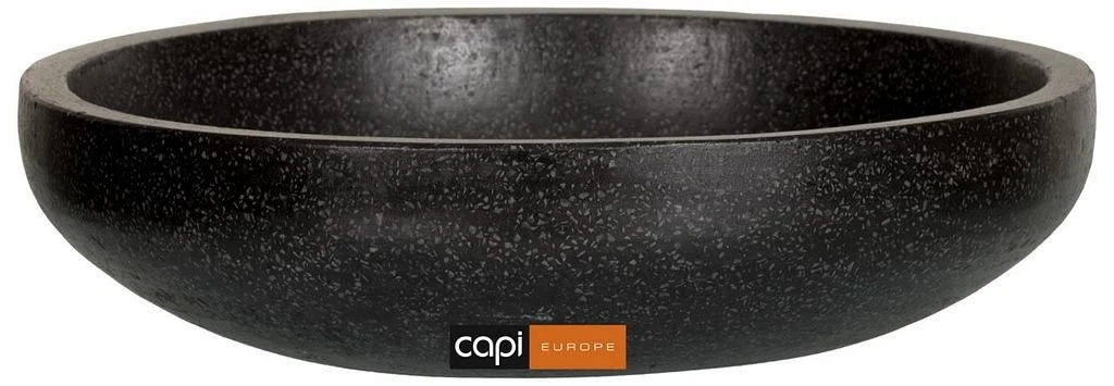 Capi Lux Terrazzo Schaal Zwart - 36x8cm