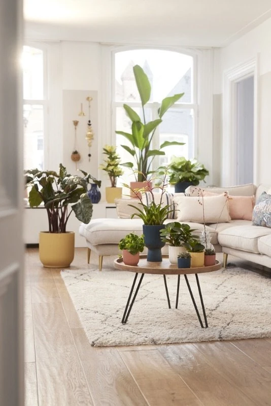 Elho Bloempot Vibes Fold Rond Wielen 35cm Wit - Afbeelding 5