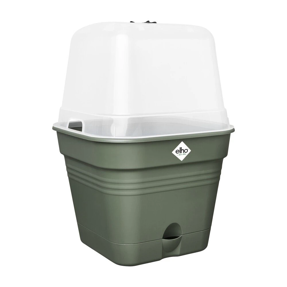 Elho Green Basics Kweekpot Vierk. Allin1 30 Cm Groen
