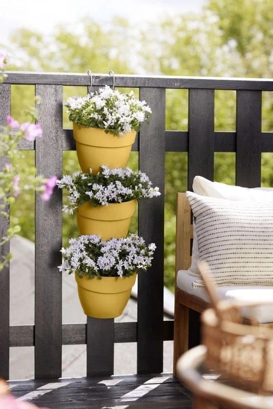 Elho Plantenbak Vibia Campana Vertical Forest Set/3 Geel - Afbeelding 6