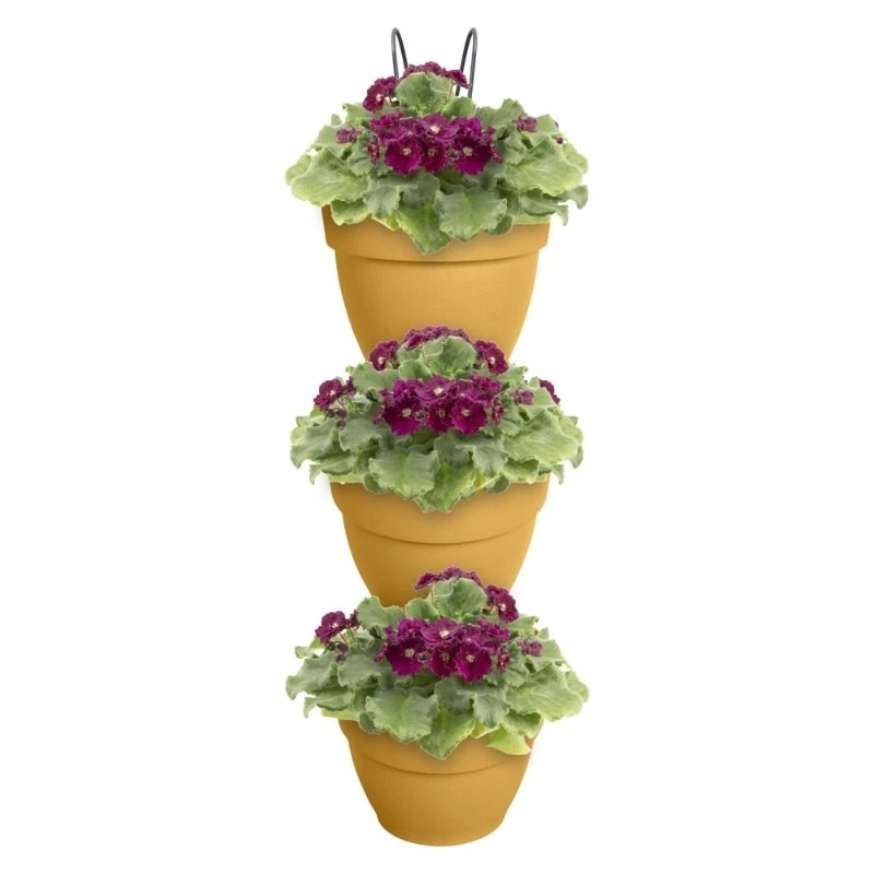 Elho Plantenbak Vibia Campana Vertical Forest Set/3 Geel - Afbeelding 2