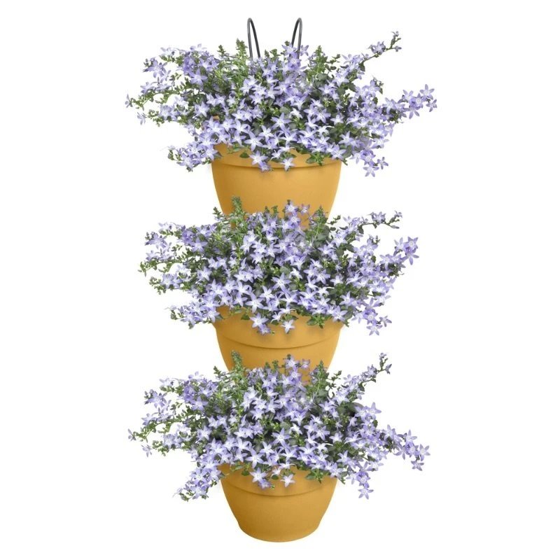 Elho Plantenbak Vibia Campana Vertical Forest Set/3 Geel - Afbeelding 3