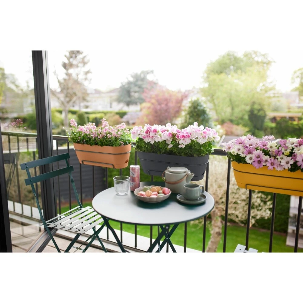 Elho Vibia Campana Balkonbak 70 Cm Bruin - Afbeelding 4