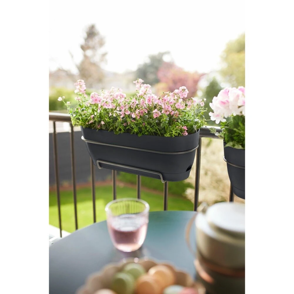 Elho Vibia Campana Balkonbak Allin1 70 Cm Zwart - Afbeelding 6