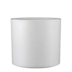 Era Pot Rond Wit Relief - H26xd28cm