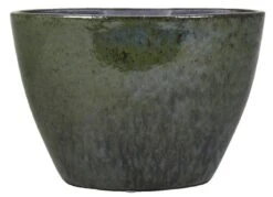 Floran Ovaal Mason 32x15x22cm Groen/blauw