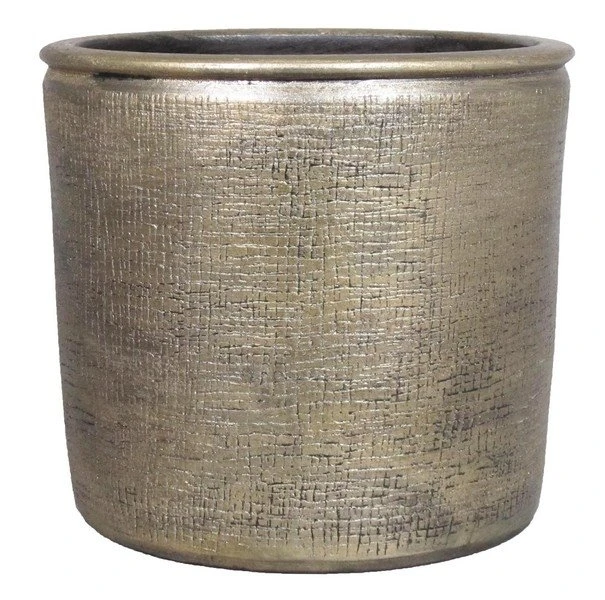 Floran Pot Ancora D29 H27cm Industrieel Goud