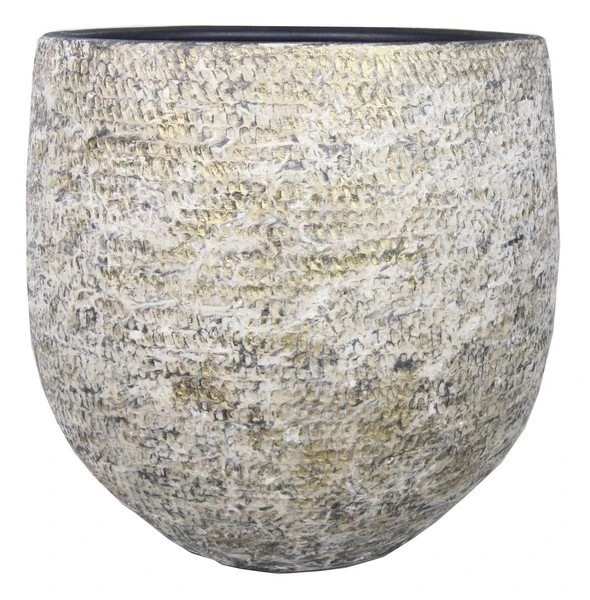 Floran Pot Thijs D27/29 H27cm Grijs Goud