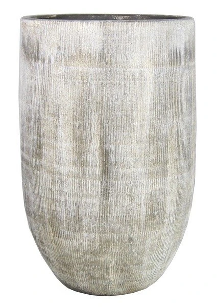 Floran Vaas Kiran D22 H40cm Creme Groen