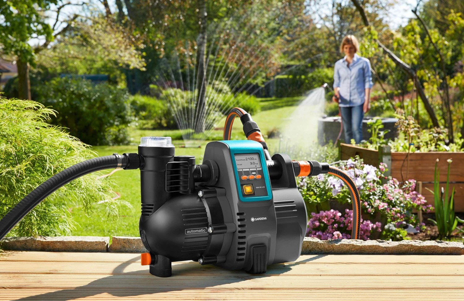 GARDENA Comfort Hydrofoorpomp 5000/5E LCD - Afbeelding 3