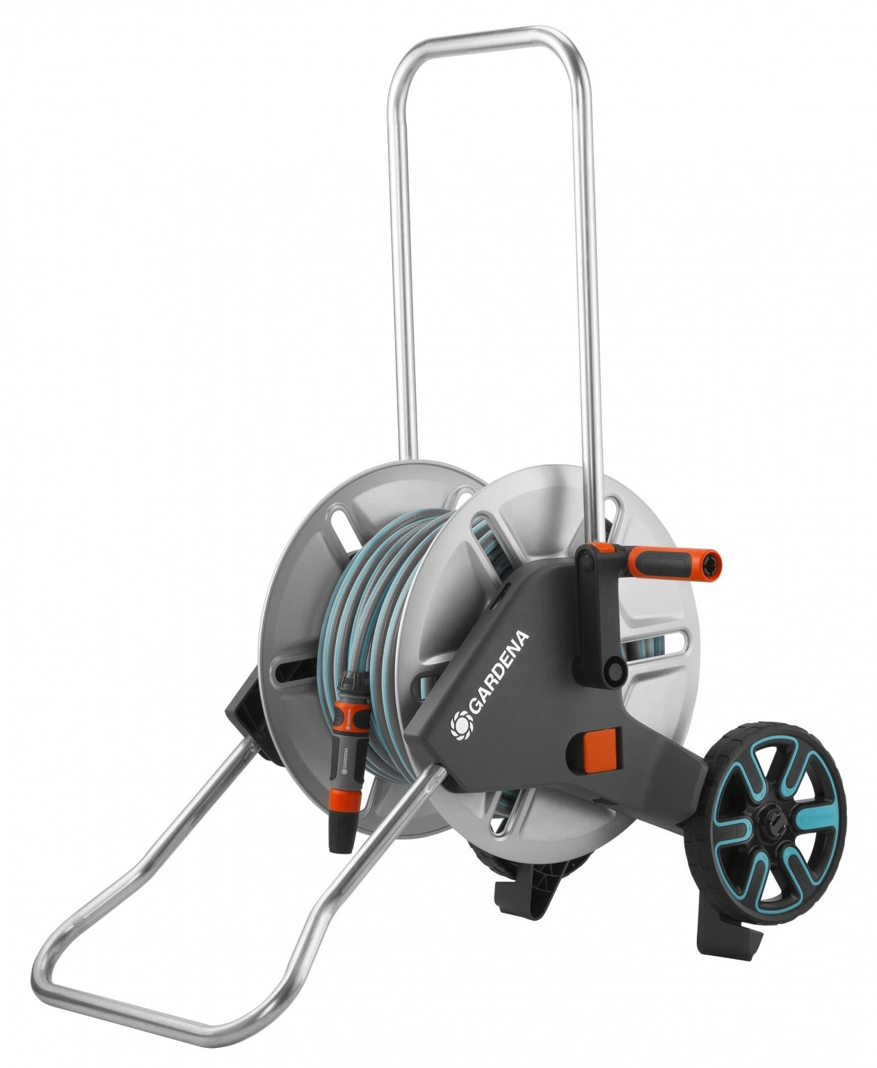 GARDENA Slangenwagen Metaal AquaRoll M Set (20m) - Afbeelding 2
