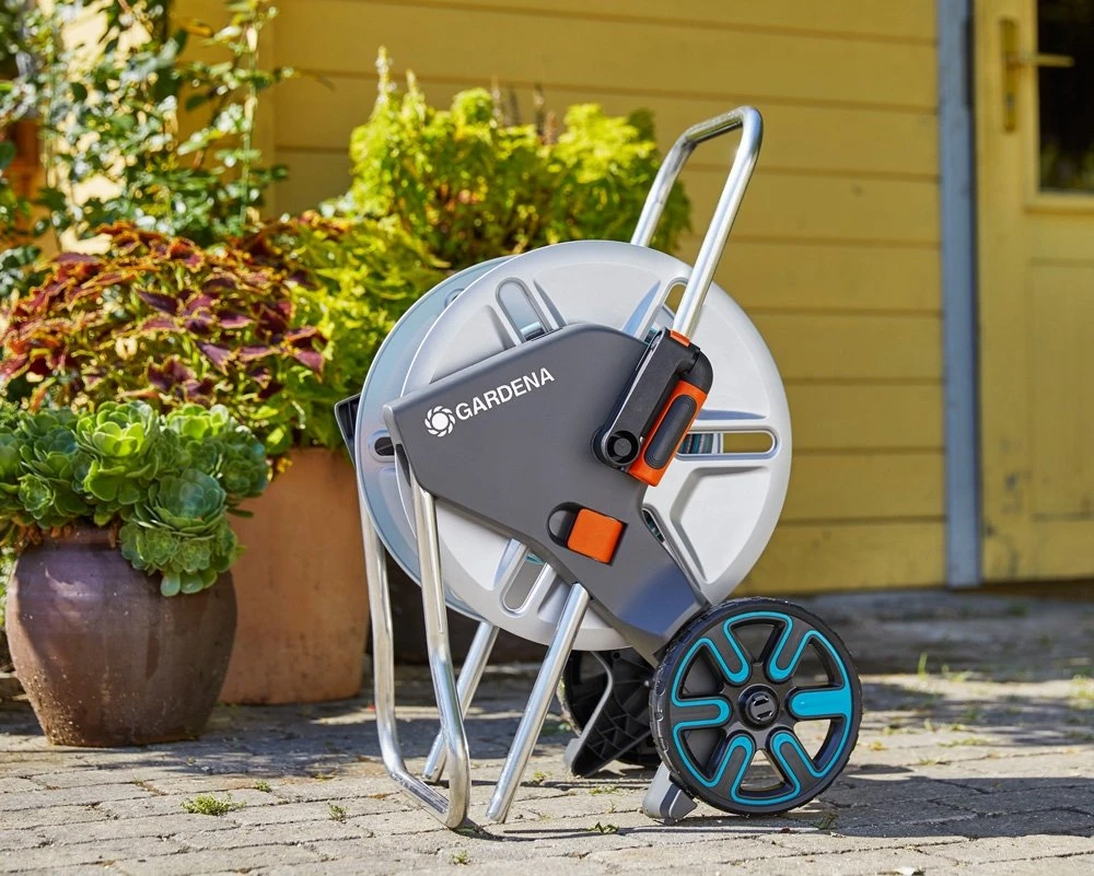 GARDENA Slangenwagen Metaal AquaRoll M Set (20m) - Afbeelding 3