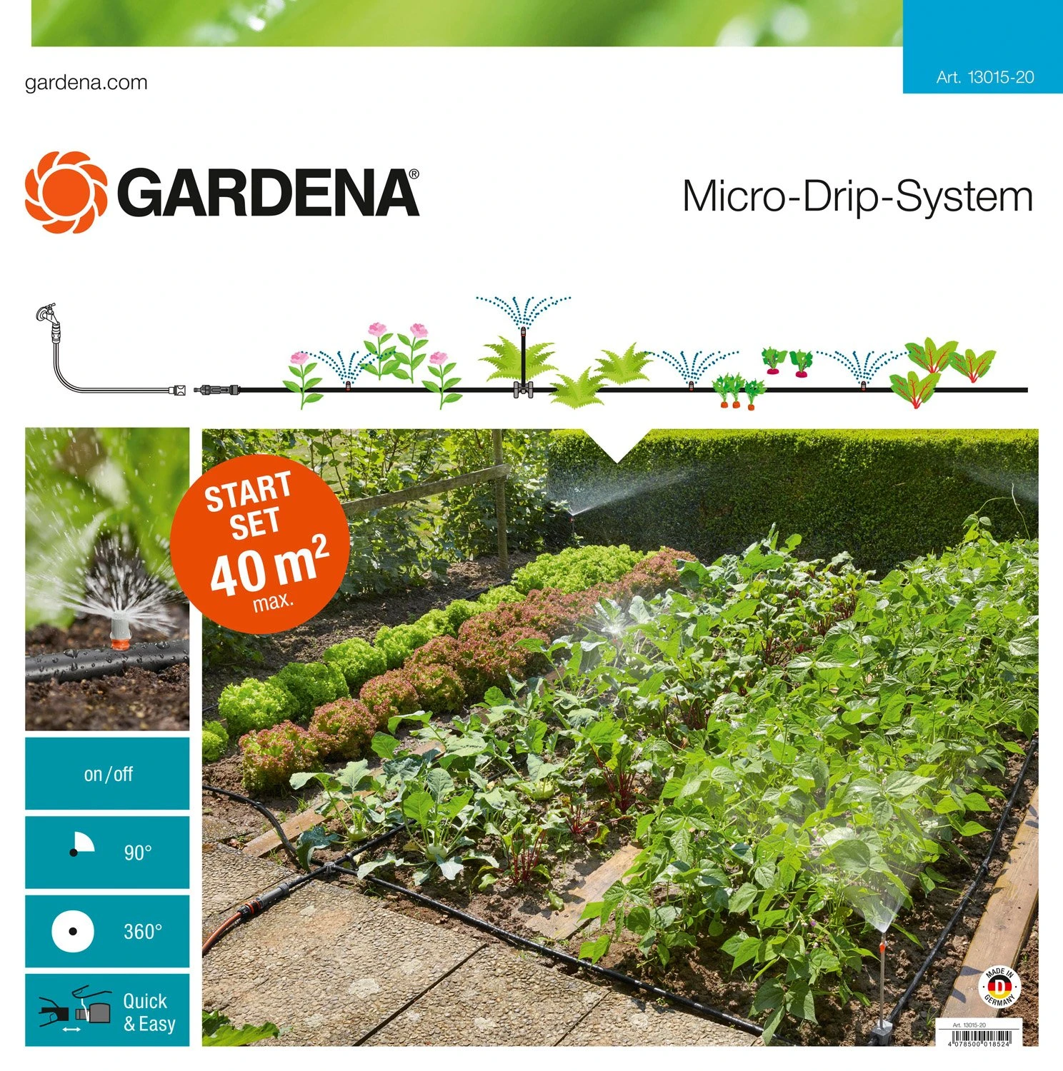 GARDENA Micro-Drip-System Startset Bloembed - Afbeelding 4