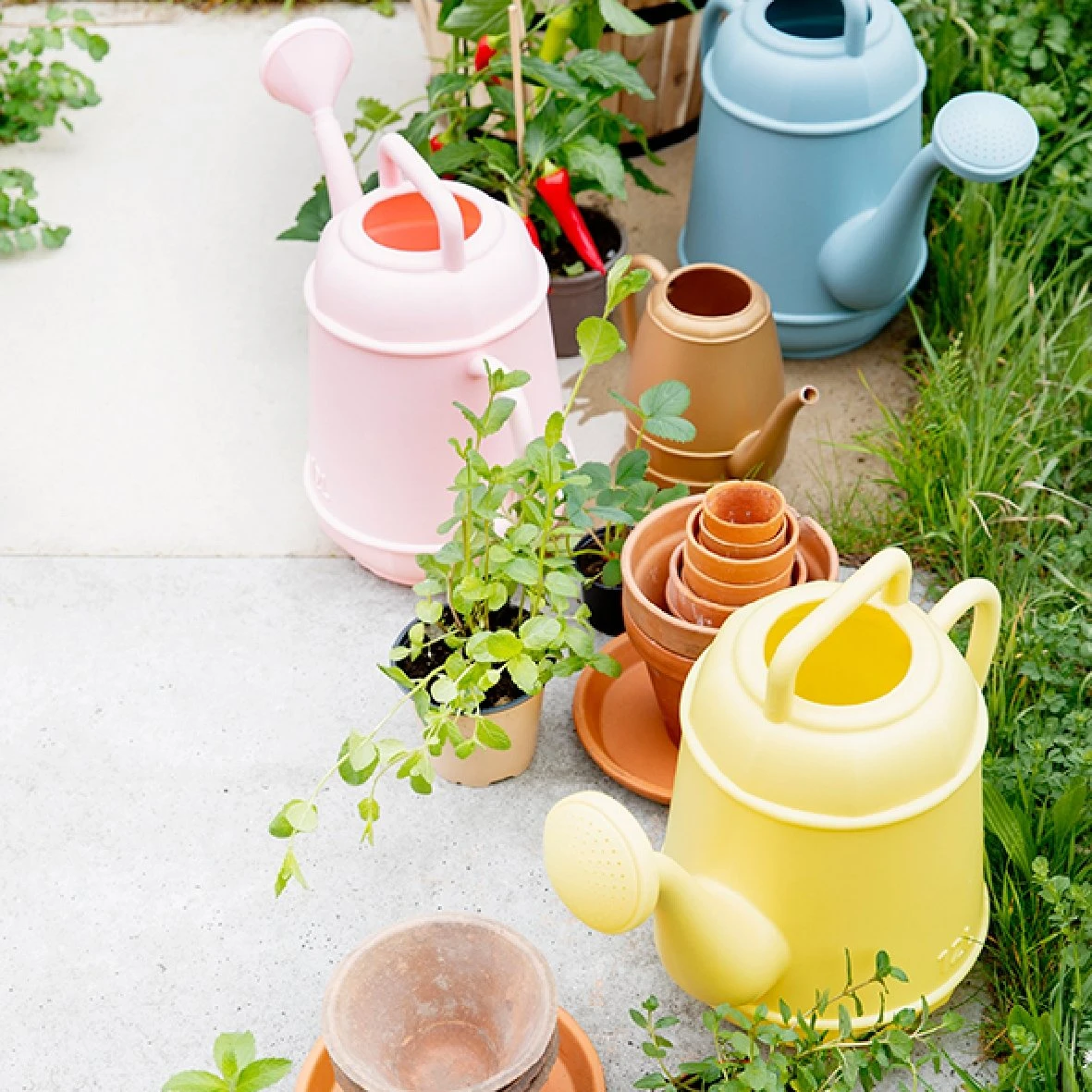 Gieter Plastic Blauw 12L - Afbeelding 2