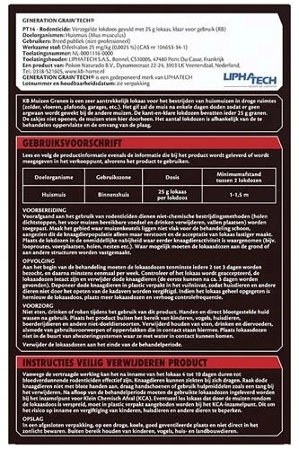 KB Muizen Lokdoos Granen 'Generation Grain'Tech' 2 Stuks - Afbeelding 2