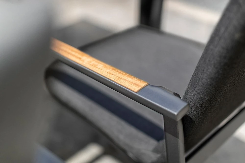 Kettler DIAMOND Stapelstoel (Sunbrella), Antra Sooty - Afbeelding 3