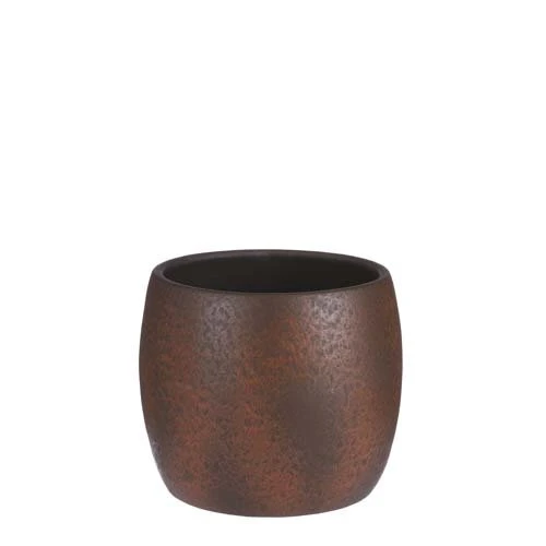 Lester Pot Rond Roest Stone - H22xd24cm