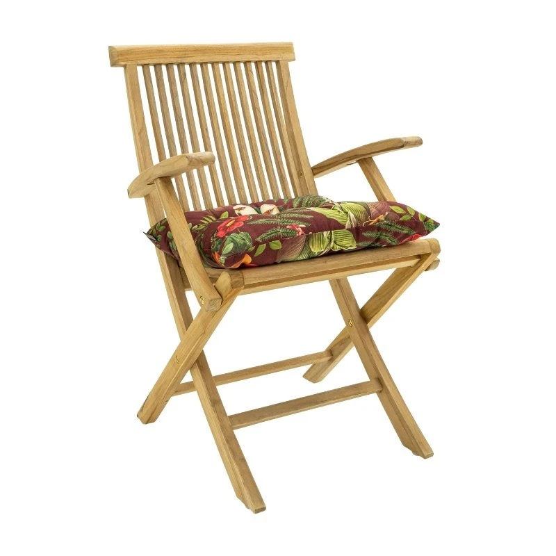 Madison Tuinkussen 46x46 Josie Bordeaux - Afbeelding 2