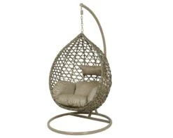 Montreal Hang-ei Wicker Taupe - Ø 105 X H 186 Cm