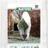 Nature Winterafdekhoes Met Rits Wit Ø200cmx2,50m 70 G/m²