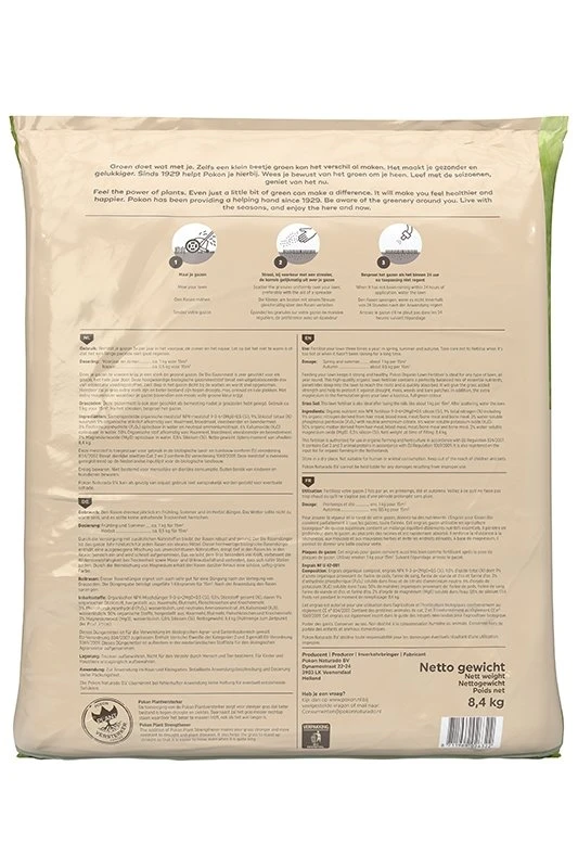 Pokon Bio Gazonmest 8,4kg Voor 125m² - Afbeelding 2