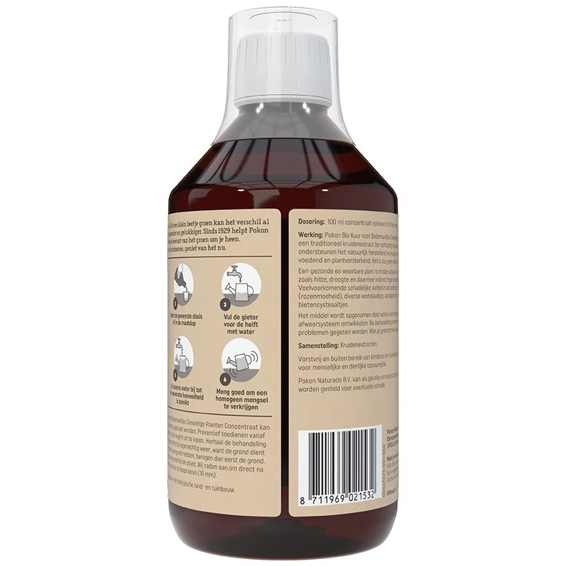Pokon Bio Plantkuur Bodemaaltjes Gevoelige Planten Concentraat 500ml - Afbeelding 3