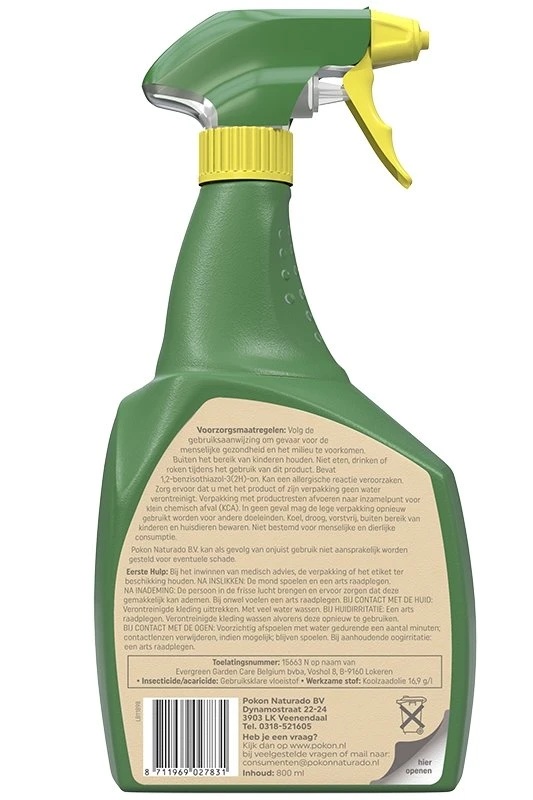 Pokon Bio Tegen Insecten Polysect GYO Spray 800ml - Afbeelding 2