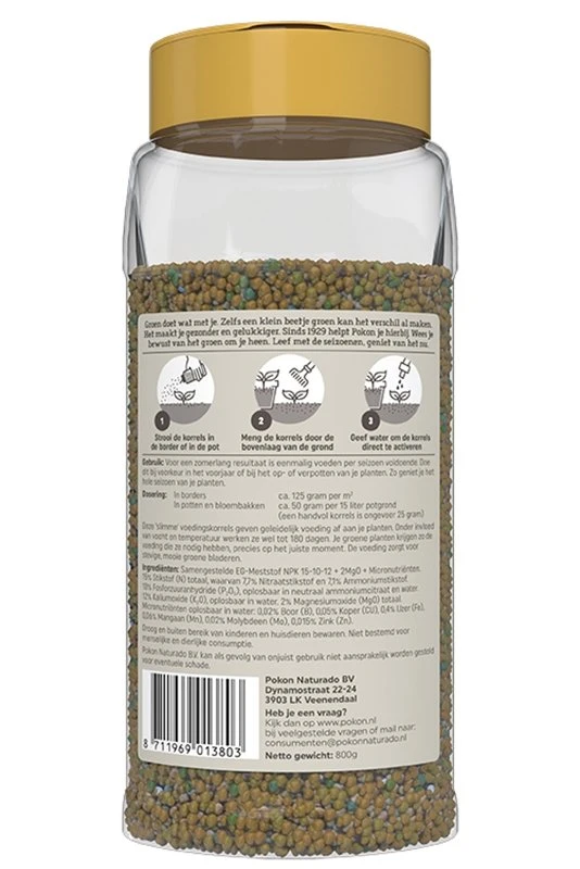 Pokon Groene Planten Voedingskorrels 800g - Afbeelding 2