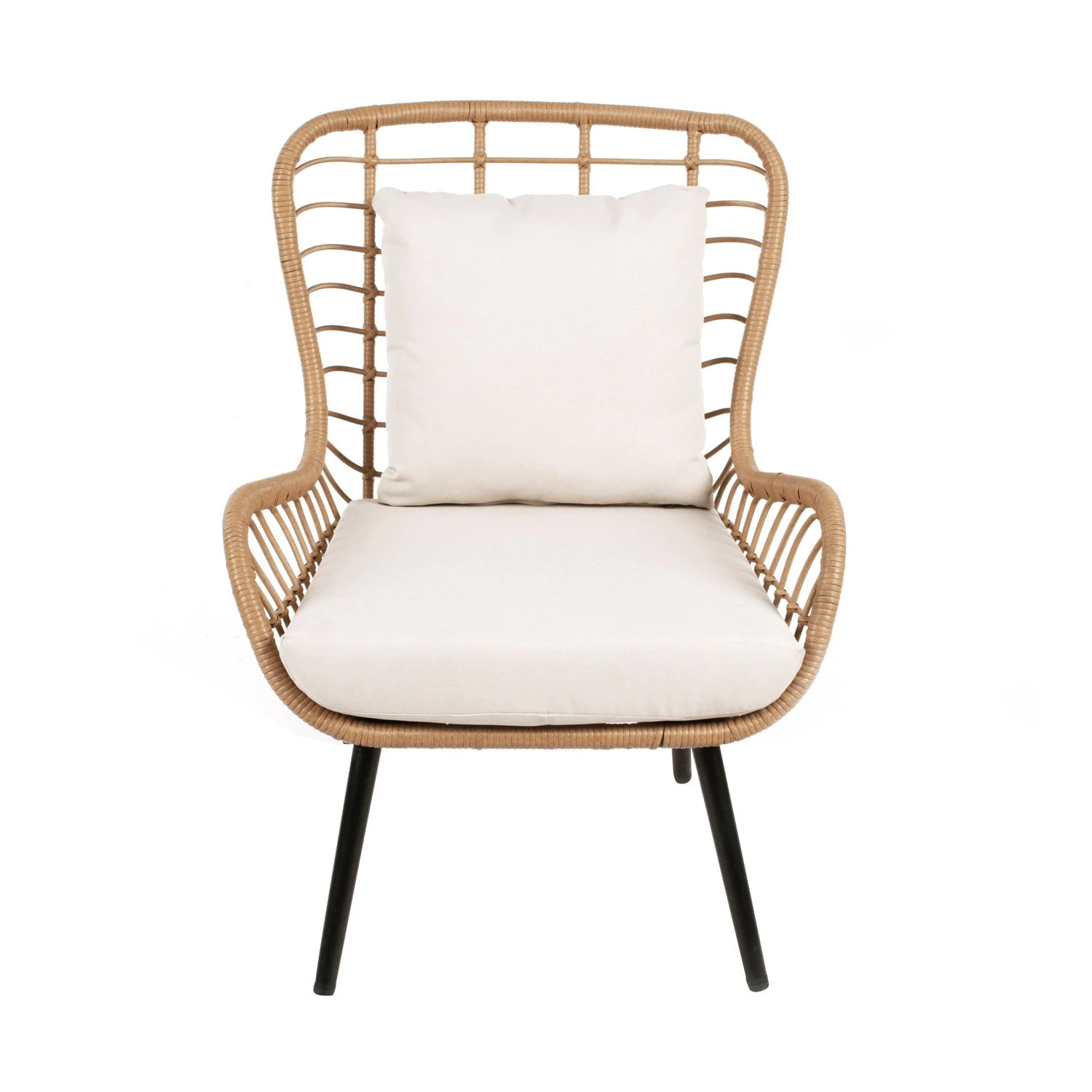 Royal Seasons COCOON Vlinderstoel Met Voetensteun Natural - Afbeelding 3