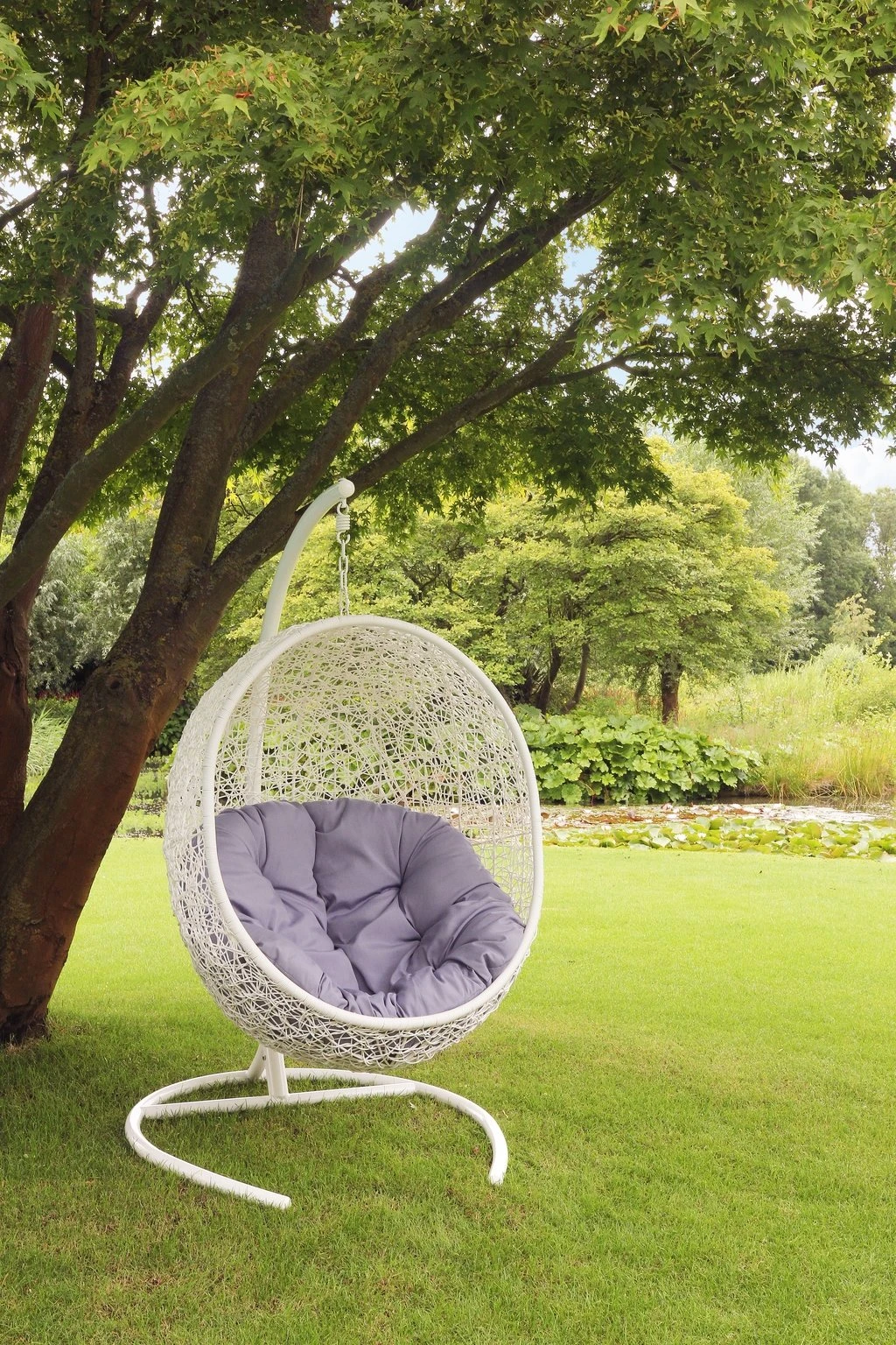 Royal Seasons VOGELNEST Deluxe Hangstoel Wit - Afbeelding 2