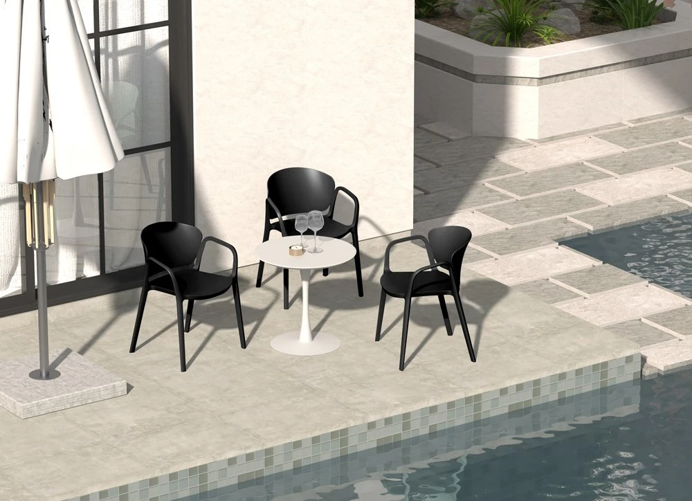 Tuinstoel LIAM Zwart - Afbeelding 3