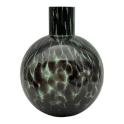 Vaas Glas Green Leopard - Ø 17,5 X H 23 Cm
